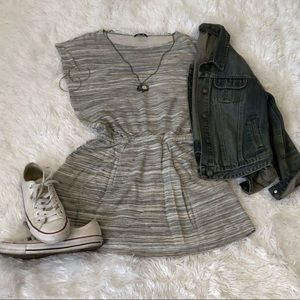 Beyond Yoga boat neck dress with pockets